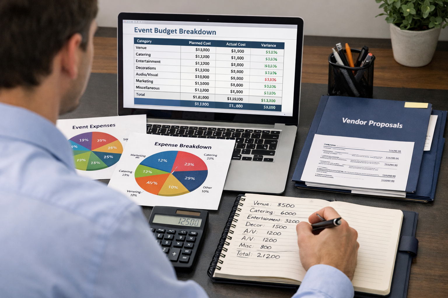 Etkinlik butcesi planlama ve maliyet analizi