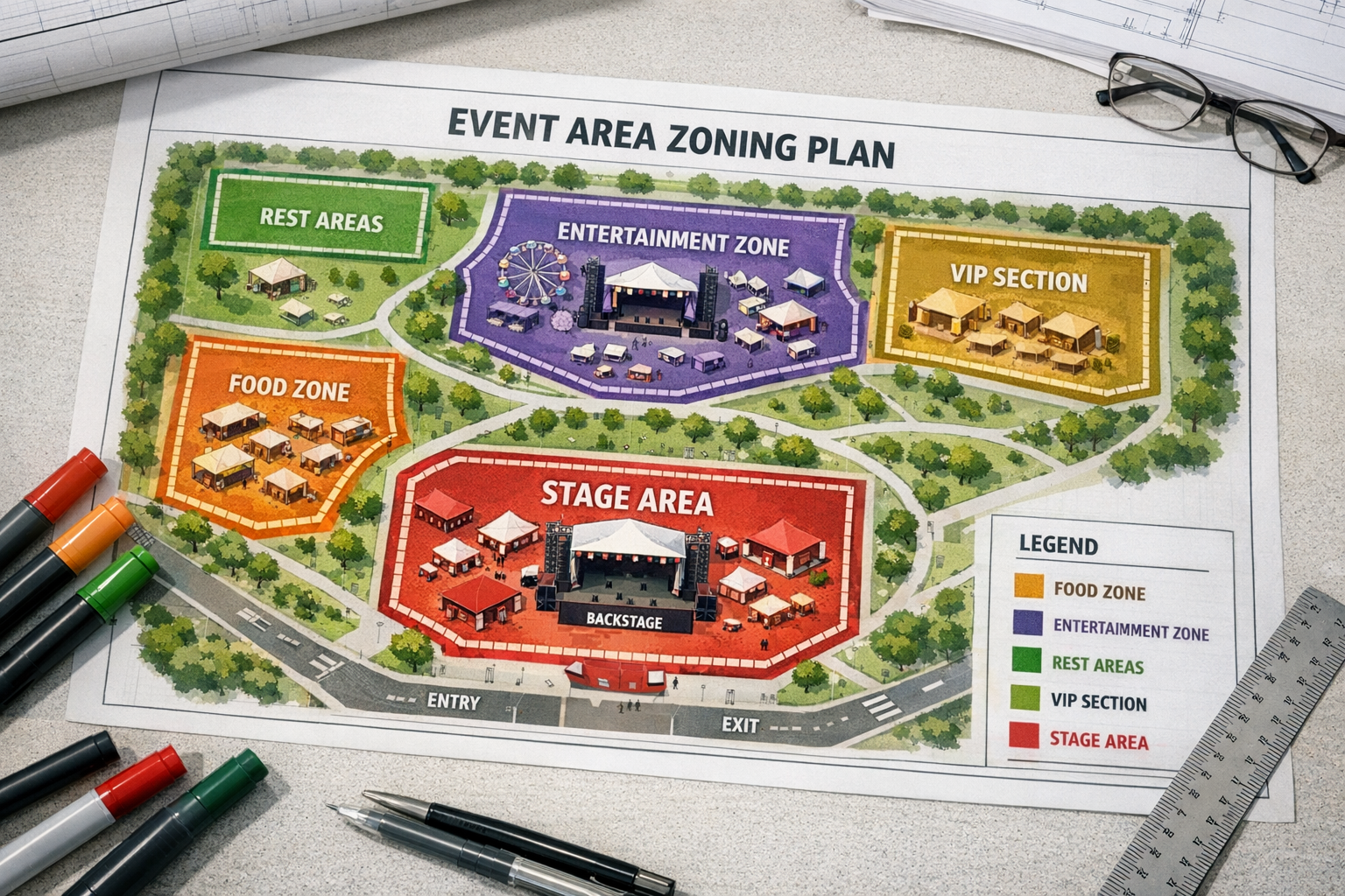 Etkinlik alani zonlama plani ornegi